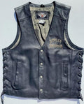 Harley-Davidson Men’s RELIC Wille G Skull Leather Vest