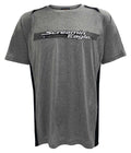 Harley-Davidson® Men's Screamin' Eagle Lines Colorblocked Polyester Tee, Gray