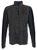 Harley-Davidson® Men's Screamin' Eagle 1/4-Zip Long Sleeve Pullover - Black