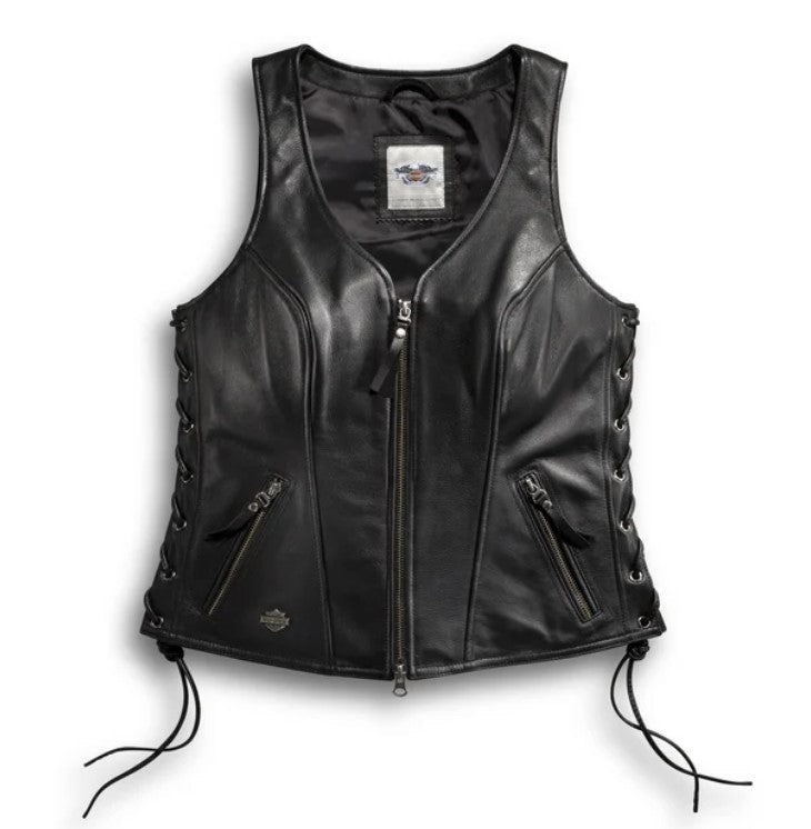 Harley Davidson Women's Motorcycle Leather Vest