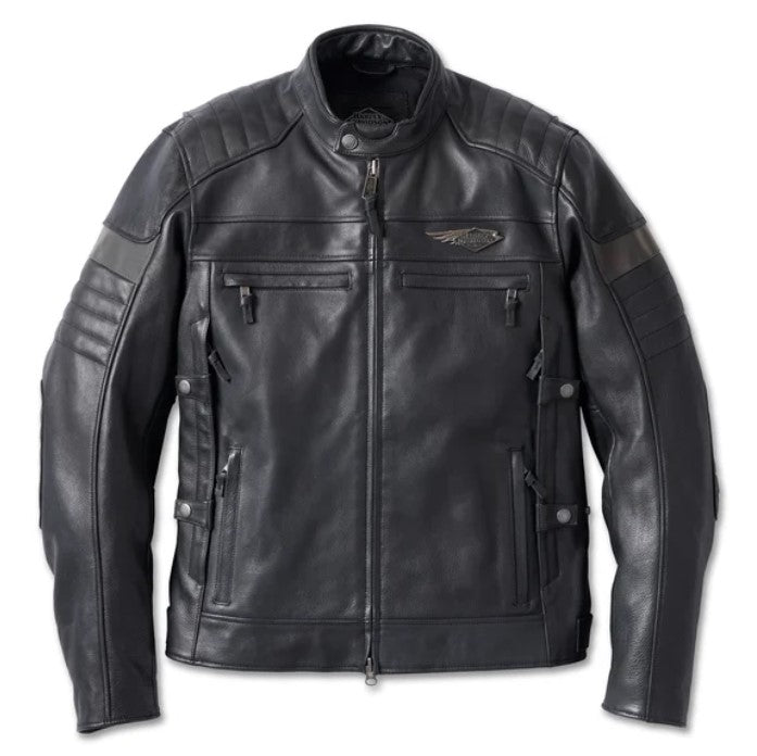 H-D Men's 120th Amalgam Triple Vent System Riding Jacket