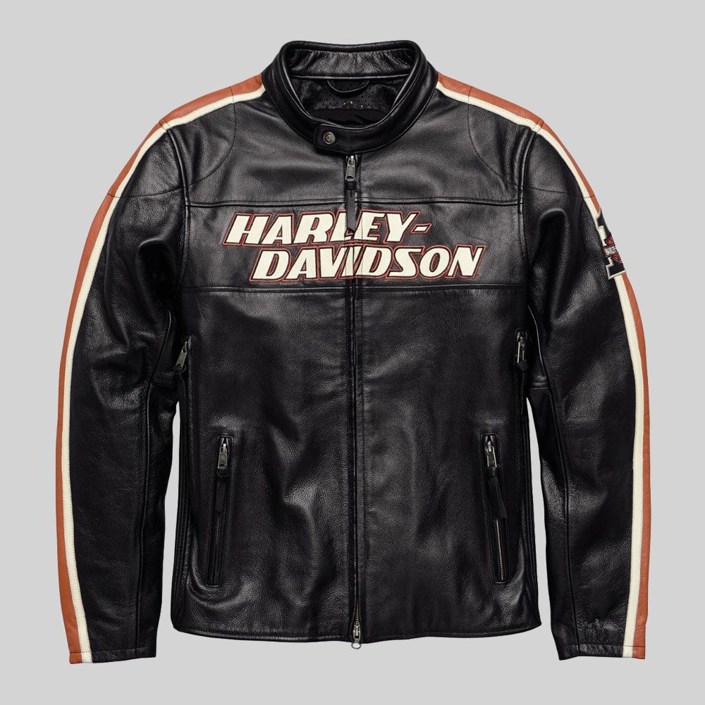 Harley Davidson Men's Torque CE-Certified Leather Jacket