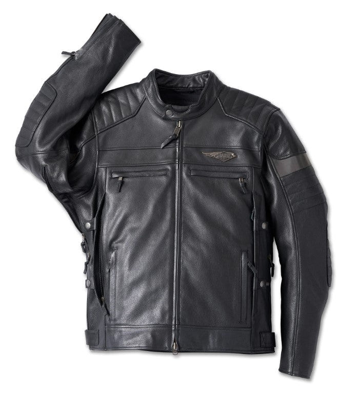 H-D Men's 120th Amalgam Triple Vent System Riding Jacket
