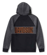 Harley-Davidson® Men's Bar Font Colorblocked Pullover Hoodie