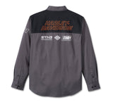 Men's Screamin' Eagle Shirt - Colorblocked - Blackened Pearl
