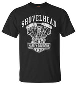 Harley-Davidson® Men's T-Shirt, Shovelhead Engine Short Sleeve, Black 30294026