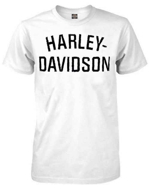 Harley-Davidson® Men's T-Shirt, Heritage Distressed Short Sleeve, White 30294029