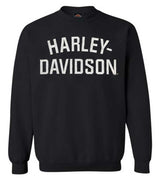 Harley-Davidson® Men's Heritage Pullover Crew Sweatshirt Black H-D 30296636