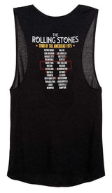 Harley-Davidson® Women's Rolling Stones America Tour Sleeveless Tank Top - Black