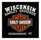 Harley-Davidson® Men's Custom Freedom Sleeveless Crew Neck Muscle Shirt - Black