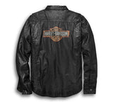 Men's Leather Shirt Jacket