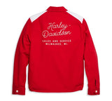 Men's Black Club Jacket - Red