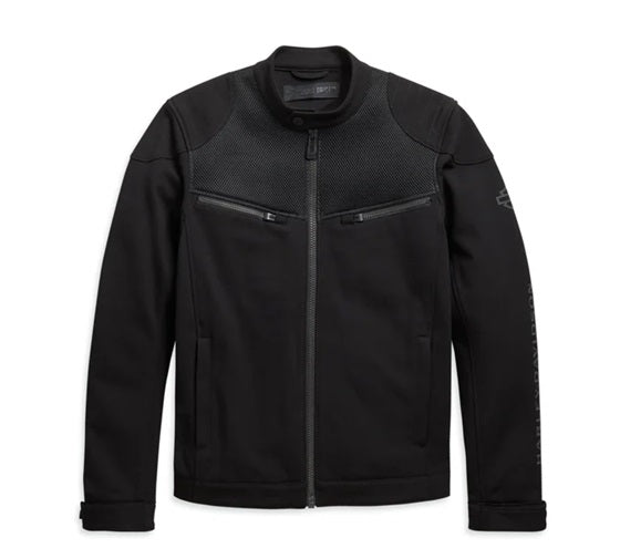 Men's 3D Mesh Accent Casual Jacket