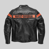 H-D Men's Victory Sweep Vintage Leather Jacket