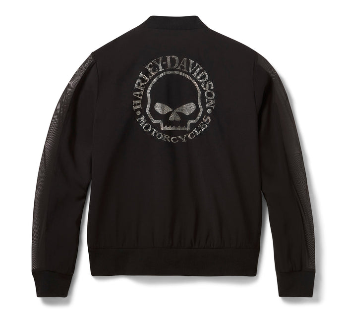 Women's Willie G Skull Bling Bomber