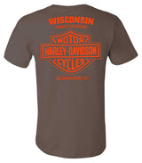 Harley-Davidson® Men's Dusty Tones Short Sleeve Crew-Neck T-Shirt - Brown