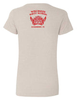 Harley-Davidson® Women's Embellished Source Scoop Neck Short Sleeve Tee - Oatmeal