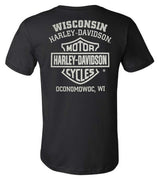 Harley-Davidson® Men's Halo Willie G Skull Crew-Neck Short Sleeve T-Shirt - Black