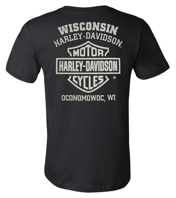 Harley-Davidson® Men's Halo Willie G Skull Crew-Neck Short Sleeve T-Shirt - Black