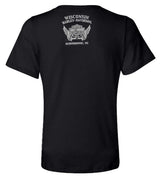 Harley-Davidson Women's Part Ways H-D Short Sleeve Scoop Neck Tee - Black
