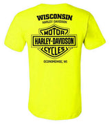 Harley-Davidson® Men's Highly Visible Chest Pocket Short Sleeve Crew-Neck T-Shirt
