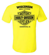 Harley-Davidson® Men's Buster Bar & Shield Short Sleeve T-Shirt - Safety Green
