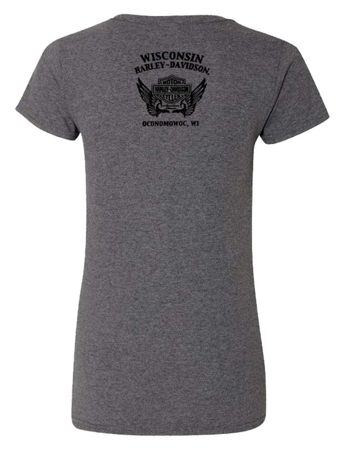 Harley-Davidson Women's New Vintage Short Sleeve Crew-Neck Tee - Nine Iron