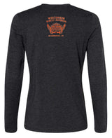 Harley-Davidson® Women's Foil Soul Flight Scoop Neck Long Sleeve Shirt - Black