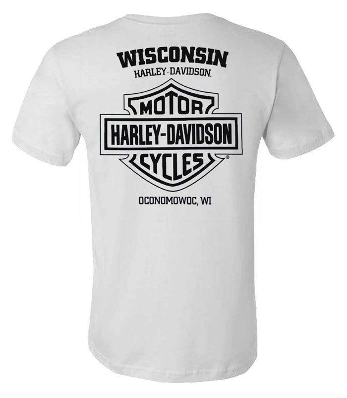 Harley-Davidson® Men's Far Away H-D Short Sleeve Crew-Neck T-Shirt - Gray