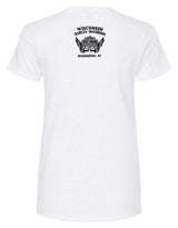 Harley-Davidson® Women's Foil Print Unify Short Sleeve V-Neck Tee - White