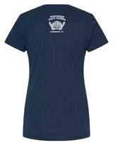 Harley-Davidson® Women's Sepia Wing Short Sleeve Crew-Neck T-Shirt, Navy
