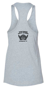 Harley-Davidson® Women's Watercolor Racerback Curved Hem Sleeveless Tank Top