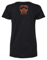 Harley-Davidson® Women's Believer Embellished Scoop Neck Short Sleeve Tee, Black