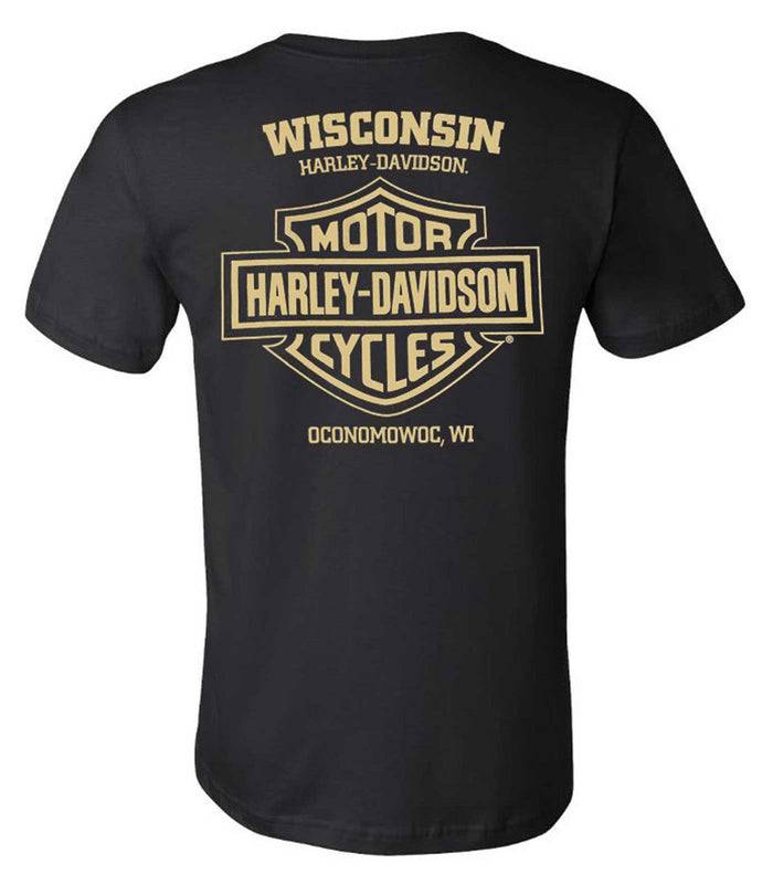 Harley-Davidson® Men's Willie G Skull Camo Short Sleeve Crew-Neck T-Shirt, Black