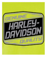 Harley-Davidson® Men's Overload Short Sleeve Chest Pocket T-Shirt, Safety Green