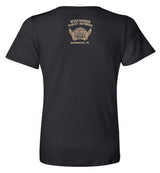 Harley-Davidson Women's Camo Willie G Skull Scoop Neck Short Sleeve Tee, Black