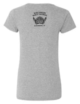 Harley-Davidson Women's Bar & Shield Logo On Gray Short Sleeve V-Neck T-Shirt