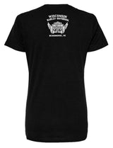 Harley-Davidson Women's Willie G Skull Logo Round Neck Short Sleeve Tee, Black