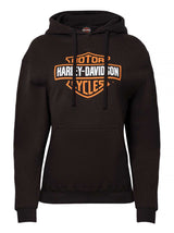 Harley-Davidson® Women's Classic Bar & Shield Logo Pullover Hoodie, Black