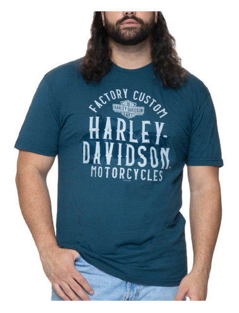 Harley-Davidson® Men's Insights Short Sleeve Crew-Neck T-Shirt, Antique Harbor