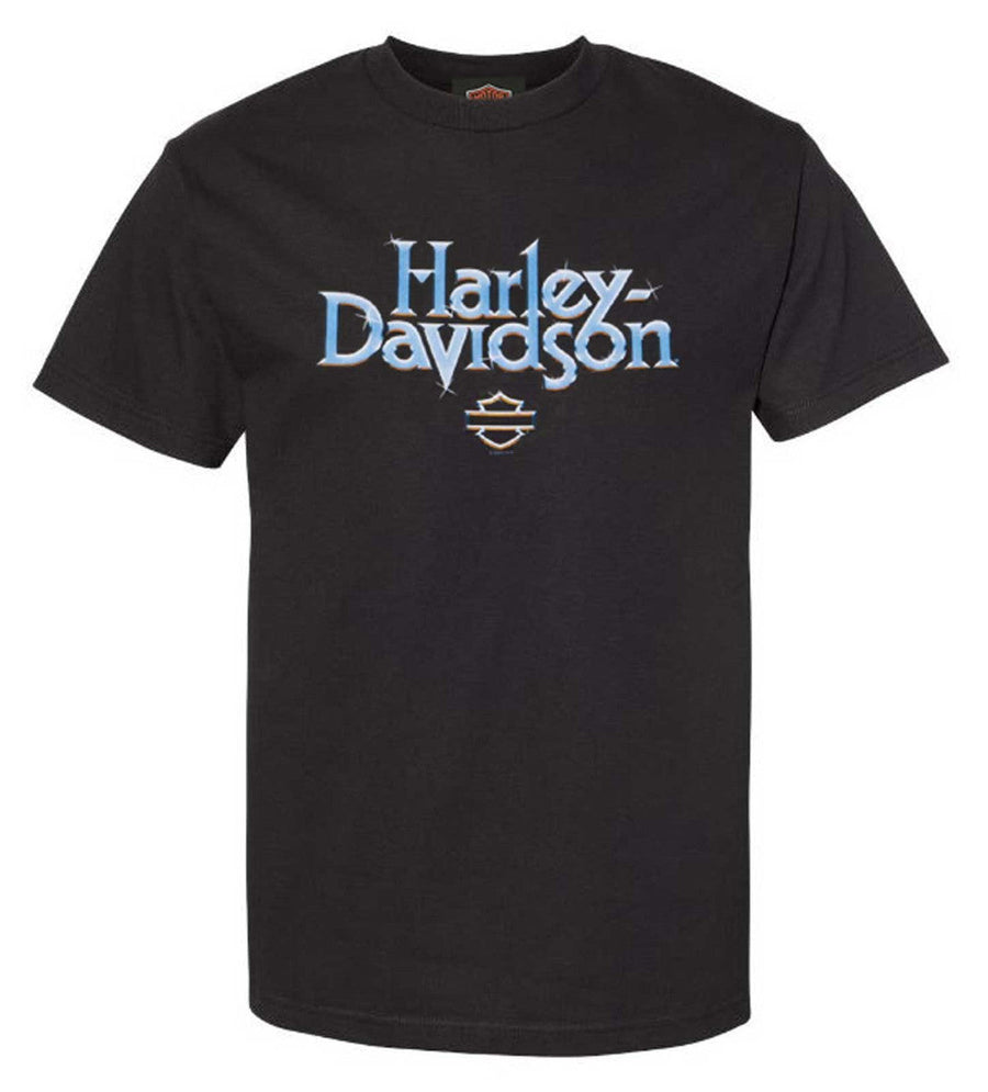 Harley-Davidson Men's Desert Fuel Short Sleeve Crew-Neck Cotton T-Shirt, Black