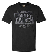 Harley-Davidson® Men's Defense Short Sleeve Crew-Neck T-Shirt, Charcoal Black