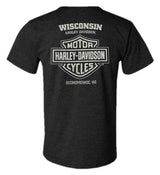 Harley-Davidson® Men's Defense Short Sleeve Crew-Neck T-Shirt, Charcoal Black