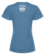 Harley-Davidson® Womens Embellished Smoke Scoop Neck Short Sleeve Tee, Teal