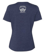 Harley-Davidson® Women's Rockers Scoop Neck Cotton Short Sleeve Tee, Indigo