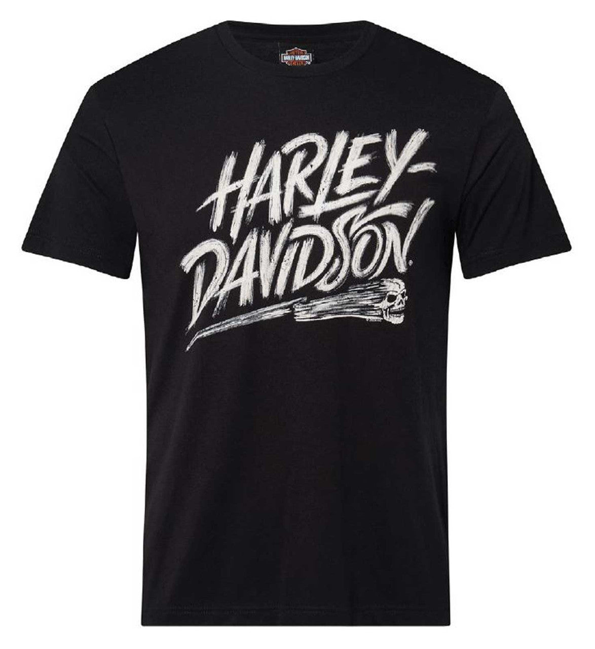 Harley-Davidson® Men's Brushed H-D Short Sleeve Crew-Neck T-Shirt, Black