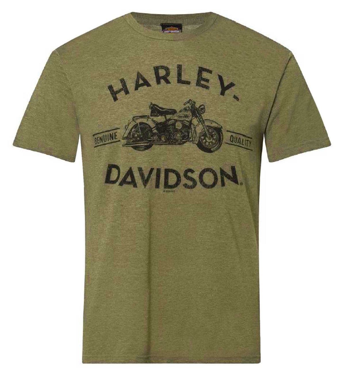 Harley-Davidson® Men's Precisely Poly-Blend Short Sleeve T-Shirt, Military Green