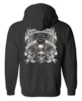 Harley-Davidson® Men's Fastened Bar & Shield Fleece Pullover Hoodie, Black
