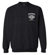 Harley-Davidson® Men's Shady Biker Skull Fleece Pullover Sweatshirt, Black