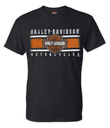 Harley-Davidson® Men's Iconic Bar & Shield Crew-Neck Short Sleeve Shirt - Black